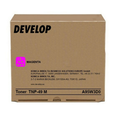 Develop TNP-49M A95W3D0 bíborvörös (magenta) eredeti toner