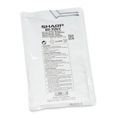 Sharp MX312GV fekete (black) eredeti developer