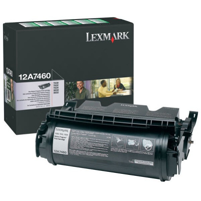 Lexmark 12A7460 fekete (black) eredeti toner