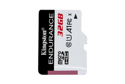 Kingston memóriakártya High-Endurance, 32GB, micro SDHC, SDCE/32GB, UHS-I U1 (Class 10), A1