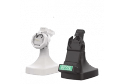 RAM Mounts GDS Uni-Conn Stand Docking Station - Rotatable & Tiltable - RJ45 Connection & Dual USB-A - PoE (Power over Ethernet) - Rear Pogo Pads - Light Gray