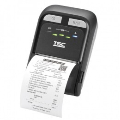 TSC TDM-20 99-082A001-0002, 8 dots/mm (203 dpi), USB, BT, NFC hordozható nyomtató