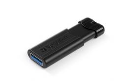 VERBATIM Flash Disk PinStripe USB 3.0, 16GB - fekete