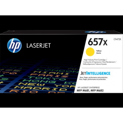 HP 657X CF472X sárga (yellow) eredeti toner