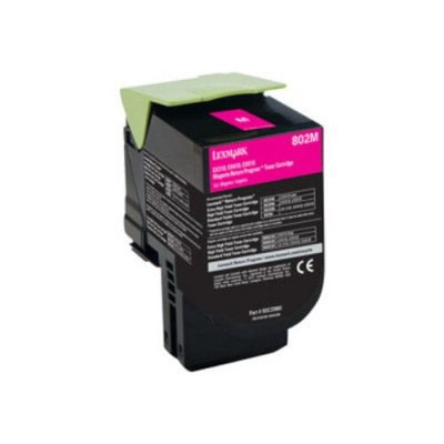 Lexmark 80C20M0 bíborvörös (magenta) eredeti toner