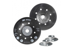 3M Bordázott alátét fibertárcsákhoz, fekete 115 mm M14