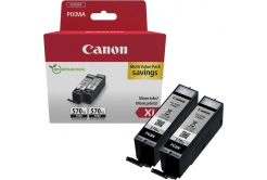 Canon PGI-570XL 0318C010 fekete (black) multipack eredeti patronok, 2db