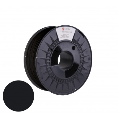 C-Tech 3DF-P-ASA1.75-9017 3D filament, PREMIUM LINE, ASA, RAL9017, 1,75mm, 1000g, Jelzőfekete (Traffic black)