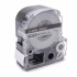Epson LK-6SBM, SM24X, 24mm x 9m, fekete nyomtatás / matt ezüst alapon, kompatibilis szalag