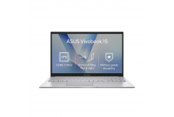 ASUS Vivobook 15/X1504VA-BQ5639Z/3-100U/15,6"/FHD/8GB/256GB/Intel int/OS nélkül/Ezüst/2R