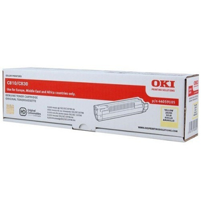 OKI 44059105 sárga (yellow) eredeti toner