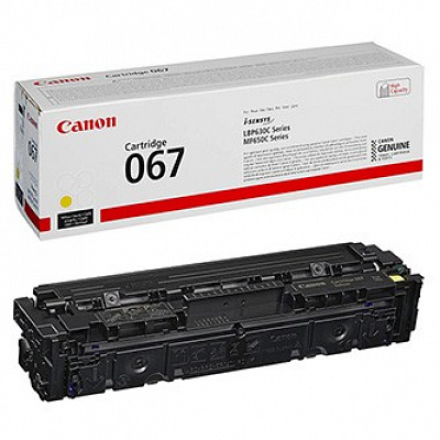 Canon 067 5099C002 sárga eredeti toner