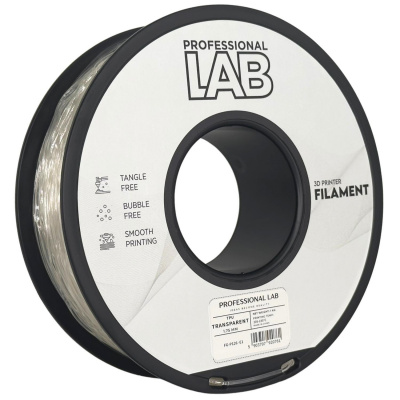 Professional Lab FG-P126-E1, 3D filament, TPU 95A, 1,75mm, 1000g, Átlátszó (Transparent)