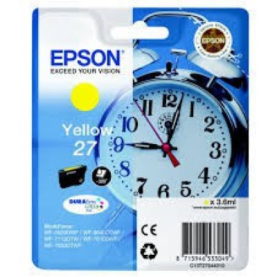Epson T27044022, 27 sárga (yellow) eredeti tintapatron