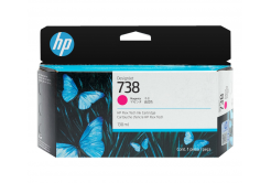 HP 738 498N6A bíborvörös (magenta) eredeti tintapatron