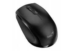 Genius Egér NX-8006S 31030024400, 1600DPI, 2.4 [GHz], optikai, 3 gomb, vezetéknélküli USB, fekete, AA