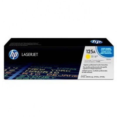 HP 125A CB542A, sárga (yellow) eredeti toner