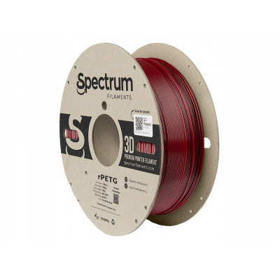 Spectrum 80593 3D filament, r-PETG, 1,75mm, 1000g, Piros (Carmine red)