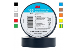 3M Temflex 165 Elektroizolační páska, 19 mm x 20 m 19 mm x 20 m zelená/green