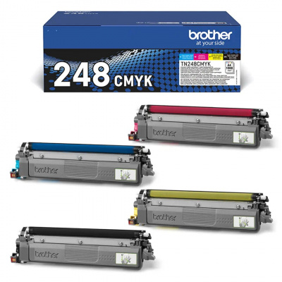 Brother TN248VAL CMYK (színes) multipack eredeti toner