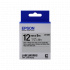 Epson LabelWorks LK-4SBE C53S654017 12mm x 9m, fekete nyomtatás / matt ezüst alapon, matt, eredeti szalag