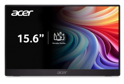 Acer PM161QB1 UM.ZP1EE.101 monitor, 15,6", IPS, FHD, HDMI, USB-C, 250 nit