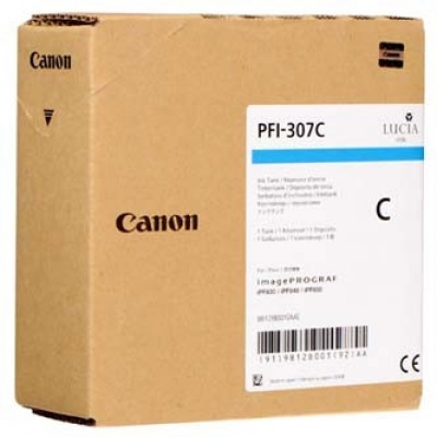 Canon PFI-307C, 9812B001 cián (cyan) eredeti tintapatron