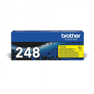 Brother TN248Y sárga (yellow) eredeti toner
