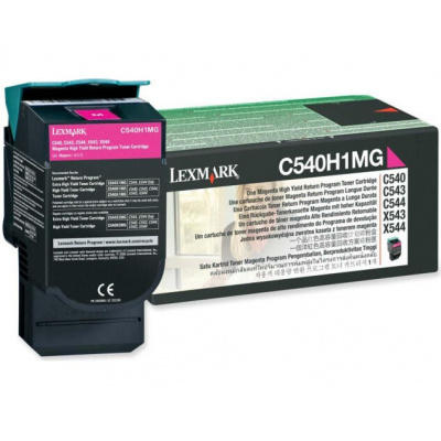 Lexmark C540H1MG bíborvörös (magenta) eredeti toner