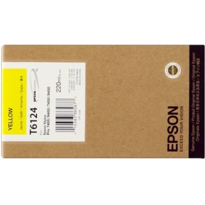 Epson T612400 sárga (yellow) eredeti tintapatron