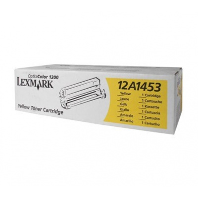 Lexmark 12A1453 sárga (yellow) eredeti toner