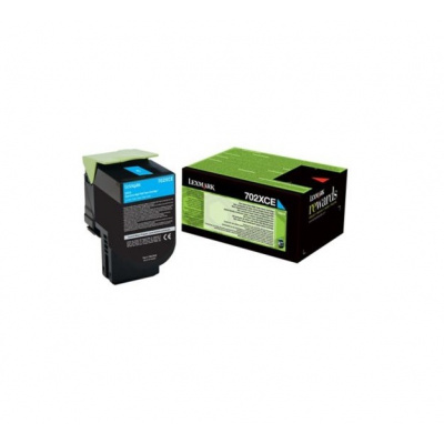 Lexmark 70C2XCE cián (cyan) eredeti toner