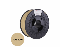 C-Tech 3DF-P-PLA1.75-1001 3D filament, PREMIUM LINE, PLA, bézs, RAL1001, 1,75mm, 1kg