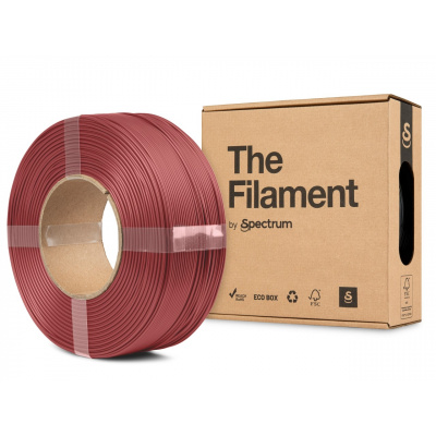 "The Filament" by Spectrum TF-24162, ReFill, PLA Matte, 1,75mm, 1000g, Piros (October red)