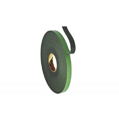 3M 9508B Szerelési kétoldalas habszalag, fekete, 19 mm x 66 m