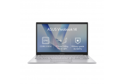ASUS Vivobook 14/X1404VA-EB2276WZ/3-100U/14"/FHD/8GB/256GB/Intel int/W11H/Ezüst/2R