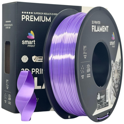 Smart Print FG-S93-E1, 3D filament, PLA Silk, 1,75mm, 1000g, Lila (Purple)