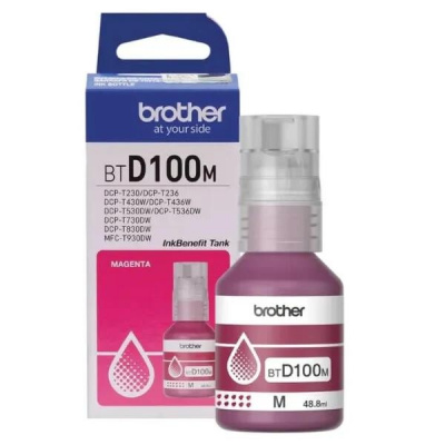 Brother BT-D100 BTD100M bíborvörös (magenta) eredeti tinta