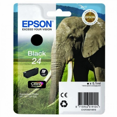 Epson T24214012, T2421 fekete (black) eredeti tintapatron