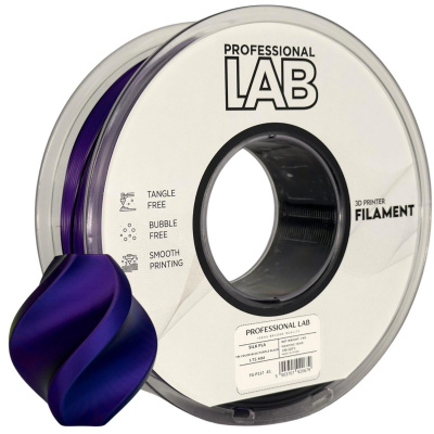 Silk PLA Tri Color blue purple black | Prof. Lab