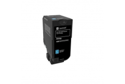 Lexmark 74C2HCE cián (cyan) eredeti toner