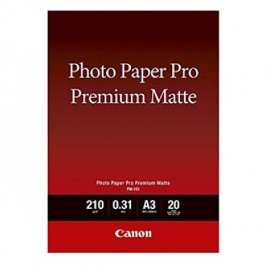Canon paper premium mat Photo 8657B006, 210 g/m2, A3, matt, tintasugaras, fehér, fotópapír