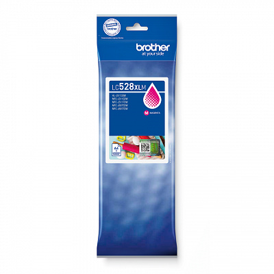 Brother LC-528XLM bíbor (magenta) eredeti tintapatron
