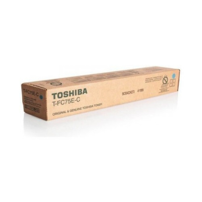 Toshiba T-FC75E-C 6AK00000251 cián (cyan) eredeti toner