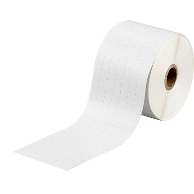 Brady BPT-38-8423-2.5 / 236709, hőérzékeny papír címkék, 9.53 mm x 9.53 mm