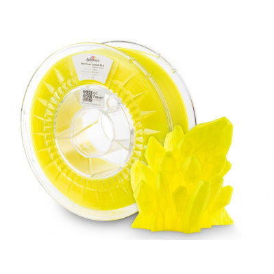 Spectrum 80883 3D filament, PLA Crystal, 1,75mm, 1000g, Sárga (Electric yellow)