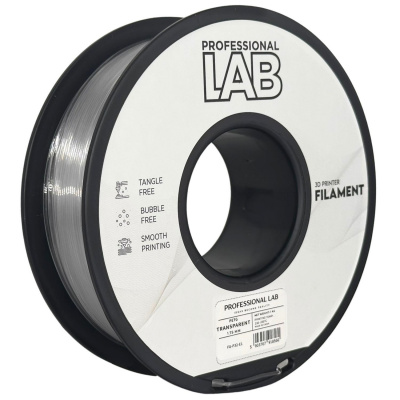 Professional Lab FG-P32-E1, 3D filament, PETG, 1,75mm, 1000g, Átlátszó (Transparent)
