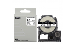 Epson LK-3WBA5, BU5S, LK-4WBA5, 5 mm x 2,5 m, fekete nyomtatás / fehér alapon, kompatibilis szalag