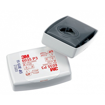 3M 6035 P3 R szűrő szilárd és folyékony részecskék ellen, párban