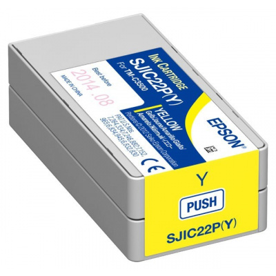 Epson GJIC5(Y) C13S020566 pro ColorWordb, sárga (yellow) eredeti tintapatron